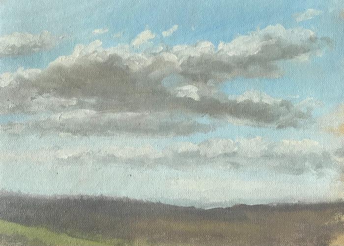 Sky studies A never-ending study of skies painted when the moment arrives by Hayden Price.