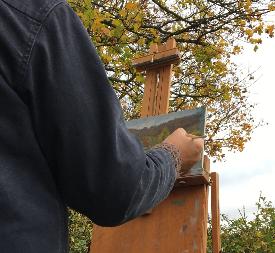 hayden painting en plein air